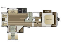 Cougar X-lite 28SGS Floorplan