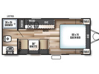 Salem Cruise Lite FSX 187RB Floorplan