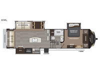 Montana High Country 305RL Floorplan Image