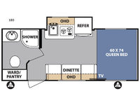 R Pod RP-180 Floorplan