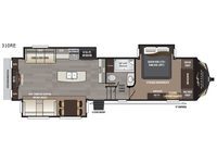 Montana High Country 310RE Floorplan Image