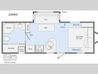 Minnie 2200 SS Floorplan