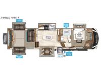 Solitude 375RES Floorplan