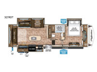 Reflection 327RST Floorplan