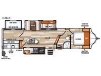 Vibe 313BHS Floorplan