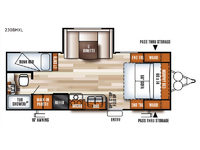 Salem Cruise Lite 230BHXL Floorplan