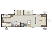 Bullet 287QBS Floorplan