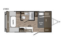 Kodiak Cub 176RD Floorplan