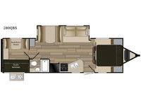 Shadow Cruiser S-280QBS Floorplan Image