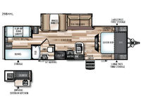 Wildwood Heritage Glen Hyper-Lyte 29BHHL Floorplan
