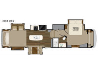 Big Country 3965 DSS Floorplan