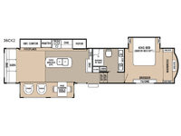 Cedar Creek Hathaway Edition 36CK2 Floorplan