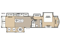 Cedar Creek Hathaway Edition 38CK2 Floorplan