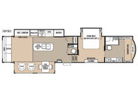 Cedar Creek Hathaway Edition 38FBD Floorplan