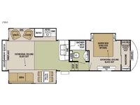 Cedar Creek Silverback 29RE Floorplan