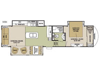 Cedar Creek Silverback 33IK Floorplan