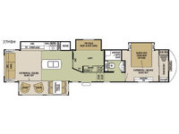 Cedar Creek Silverback 37MBH Floorplan