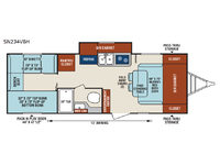 Sonic 234VBH Floorplan