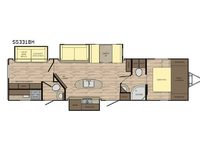 Sunset Trail Super Lite 331BH Floorplan