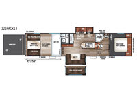 Cherokee Wolf Pack 325PACK13 Floorplan