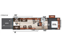Cherokee Wolf Pack 275PACK18 Floorplan