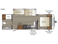 Outback 266RB Floorplan