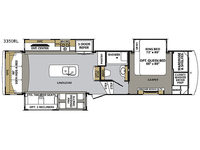 Cardinal 3350RL Floorplan Image