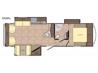 Cruiser Aire CR28RL Floorplan