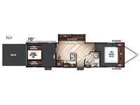 Vengeance Super Sport 31V Floorplan Image