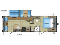 White Hawk 27DSRL Floorplan