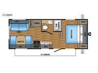 Jay Flight SLX 212QBW Floorplan