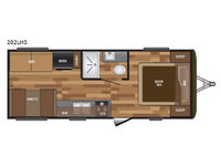 Hideout 202LHS Floorplan