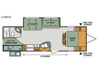Sportsmen LE 271BHLE Floorplan
