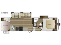 Used 2018 Keystone RV Cougar Half-Ton Series 284RDBWE image
