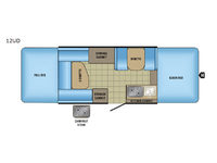 Jay Series Sport 12UD Floorplan Image