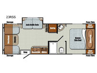 Vintage Cruiser 23RSS Floorplan
