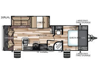 Salem Hemisphere Hyper-Lyte 26RLHL Floorplan