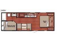 Kingsport Ultra Lite 248BH Floorplan
