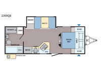 Coleman Light 2305QB Floorplan Image