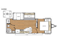 Catalina Legacy 243RBS Floorplan Image