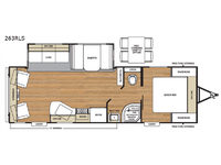 Catalina Legacy 263RLS Floorplan Image