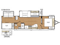 Catalina Legacy 323BHDSCK Floorplan