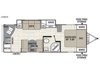 Freedom Express 246RKS Floorplan Image