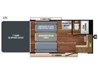 Octane Super Lite 161 Floorplan Image