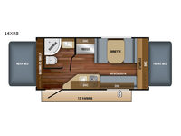 Jay Feather 7 16XRB Floorplan Image