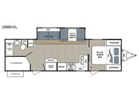 Kodiak Ultimate 288BHSL Floorplan