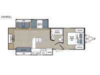 Kodiak Ultimate 291RESL Floorplan