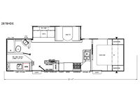 Freedom Express 287BHDS Floorplan