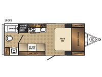 PaloMini 180FB Floorplan