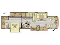 Pace Arrow LXE 38K Floorplan Image